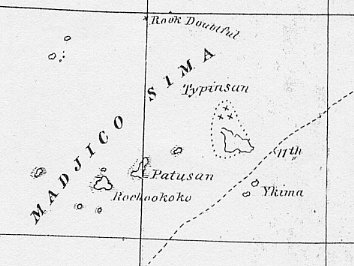 Figure: Japan, the Islands of Loochoo & Formosa, And the Maritime Province of China. With the track of the Morrison's voyage in 1837. Buffords Lith. N. Y.